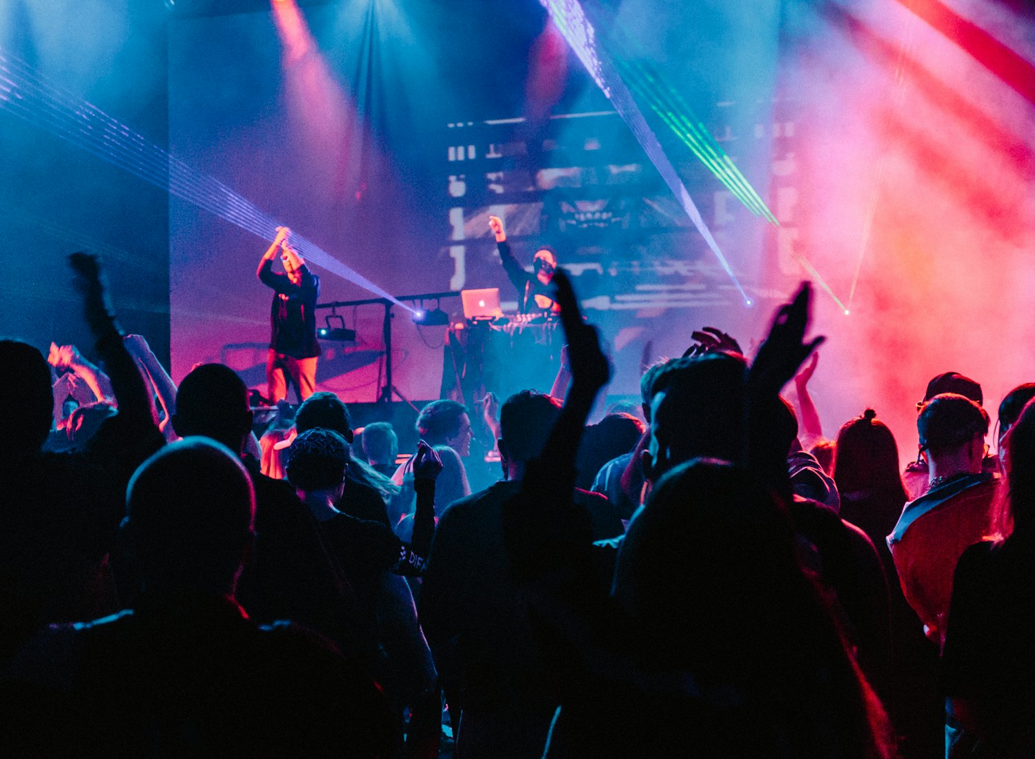 A live event crowd